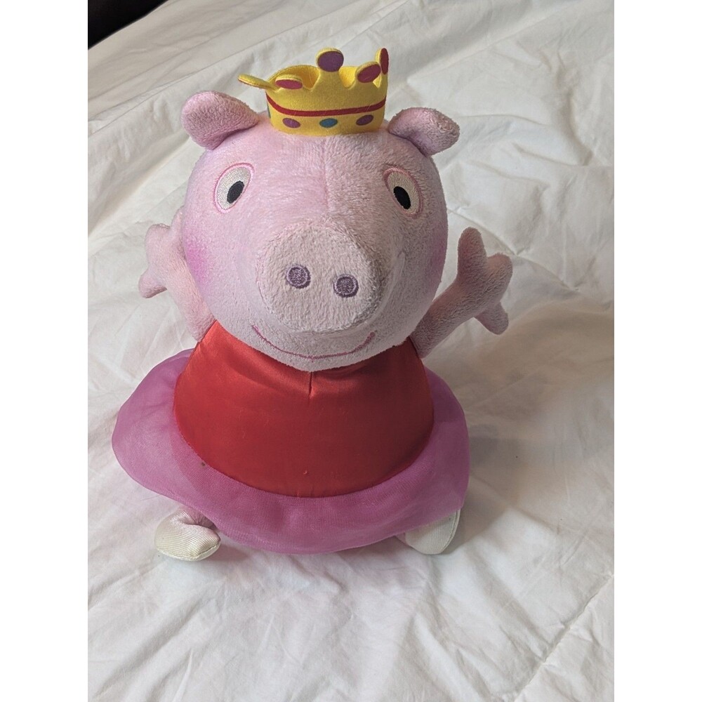 2013 Talking Ballerina Princess Peppa Pig Plush Talking Peppa Pig Tested Works